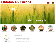 Tablet Screenshot of oblatas.com